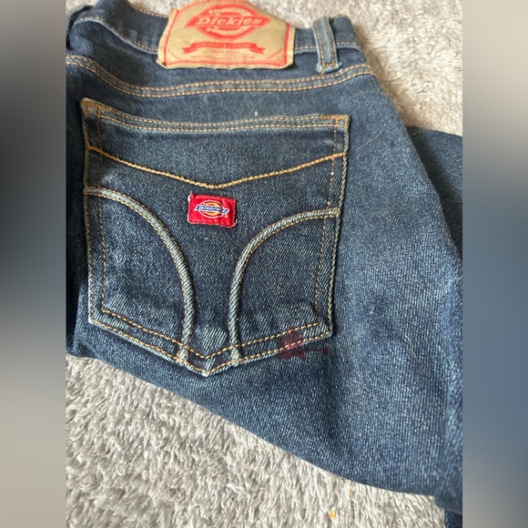 Dickies Denim - Vintage dickies 5 y2k capris skinhead denim jeans rockabilly skater skateboard